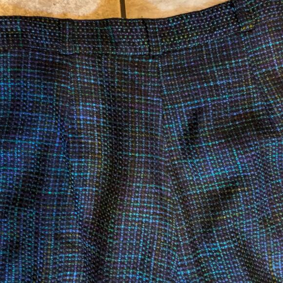 Tony Lambert Womens Sz 10 Dress Pants Dark Blue Black 27x30 Knit Vintage Ankle - Picture 7 of 10